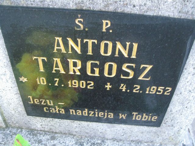 Irena Targosz 1954 Porąbka Gmina - Grobonet - Wyszukiwarka osób pochowanych