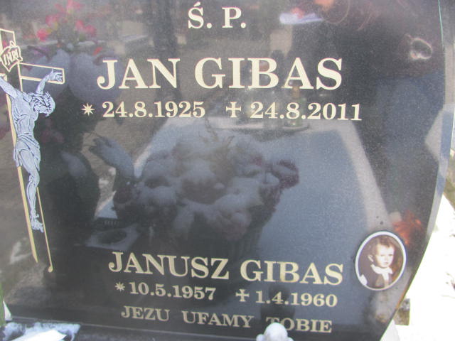 Janusz Gibas 1957 Porąbka Gmina - Grobonet - Wyszukiwarka osób pochowanych
