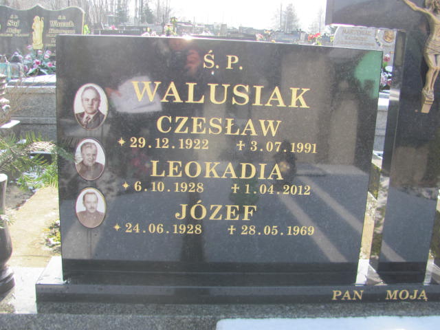 Leokadia Walusiak 1928 Porąbka Gmina - Grobonet - Wyszukiwarka osób pochowanych