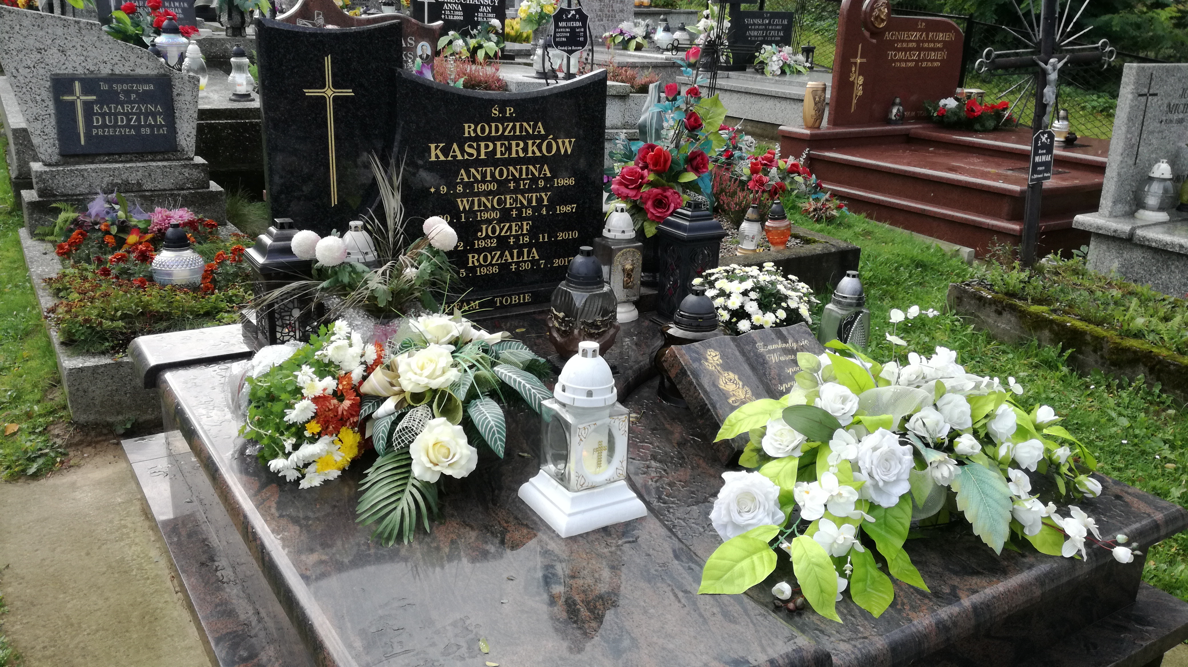 Grób Wincenty Kasperek