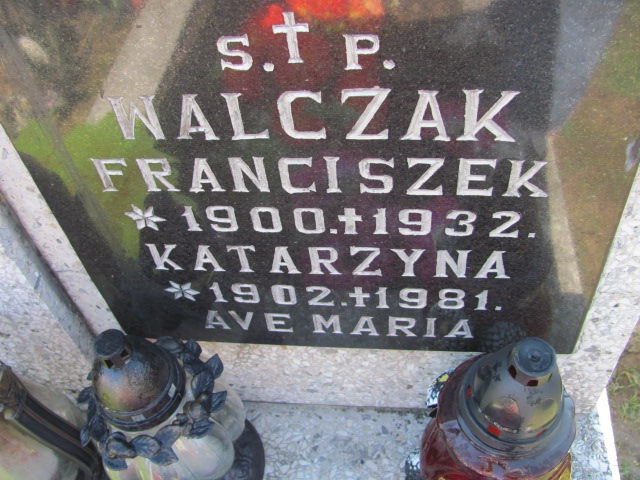 Franciszek Walczak Porąbka Gmina - Grobonet - Wyszukiwarka osób pochowanych