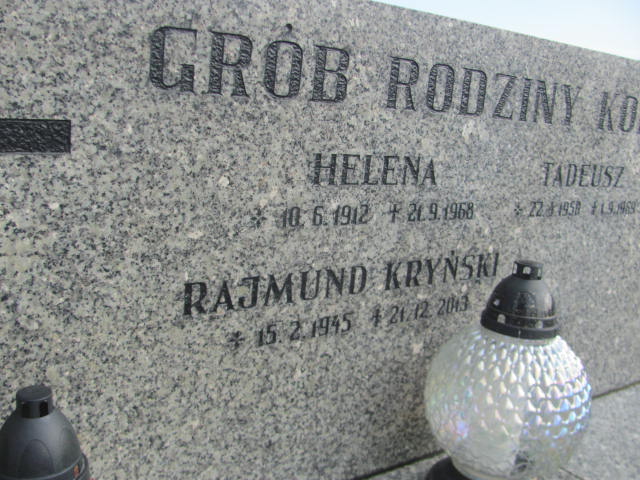 Tadeusz Koniorczyk 1950 Porąbka Gmina - Grobonet - Wyszukiwarka osób pochowanych