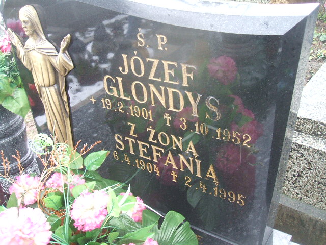 Stefania Glondys 1904 Porąbka Gmina - Grobonet - Wyszukiwarka osób pochowanych