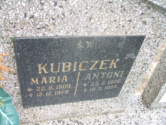 Jan Kubiczek 1949 Porąbka Gmina - Grobonet - Wyszukiwarka osób pochowanych