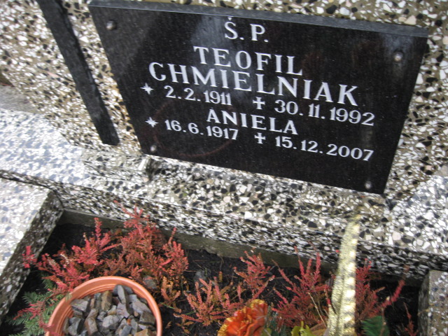 Aniela Chmielniak 1917 Porąbka Gmina - Grobonet - Wyszukiwarka osób pochowanych