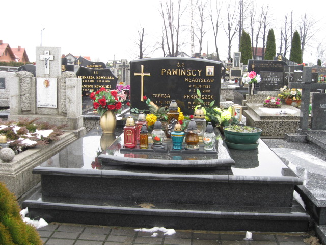 Grób Elżbieta Pawińska