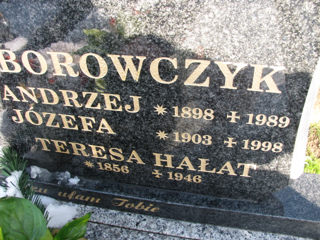 Andrzej Borowczyk 1898 Porąbka Gmina - Grobonet - Wyszukiwarka osób pochowanych