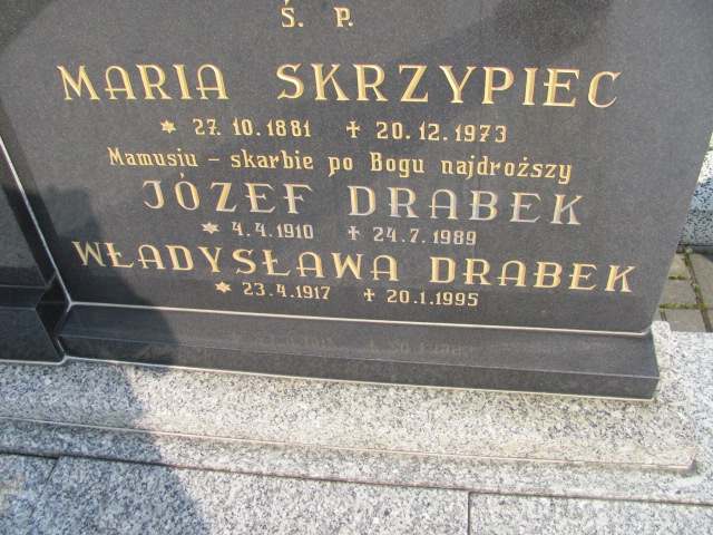 Józef Drabek 1910 Porąbka Gmina - Grobonet - Wyszukiwarka osób pochowanych