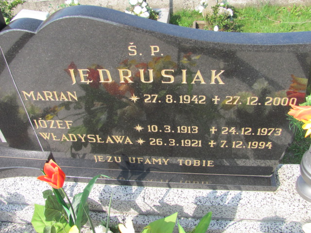 Józef Jędrusiak 1913 Porąbka Gmina - Grobonet - Wyszukiwarka osób pochowanych