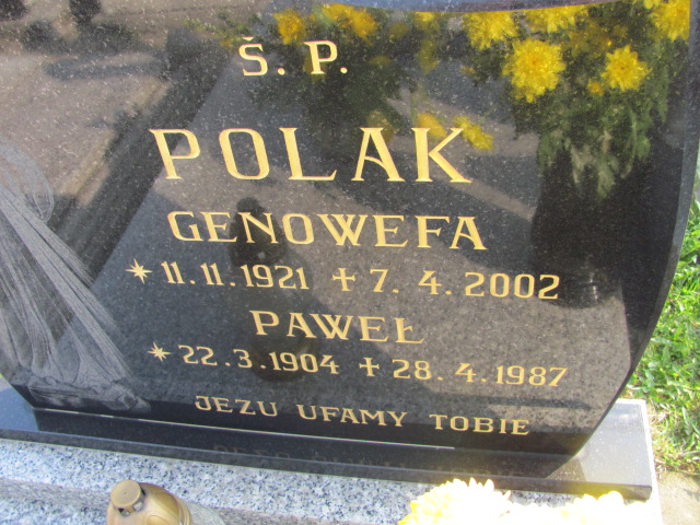 Paweł Polak 1904 Porąbka Gmina - Grobonet - Wyszukiwarka osób pochowanych