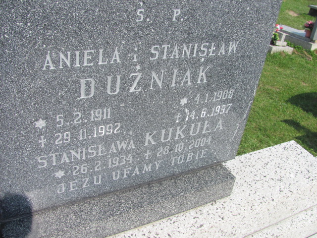 Stanisław Duźniak 1908 Porąbka Gmina - Grobonet - Wyszukiwarka osób pochowanych