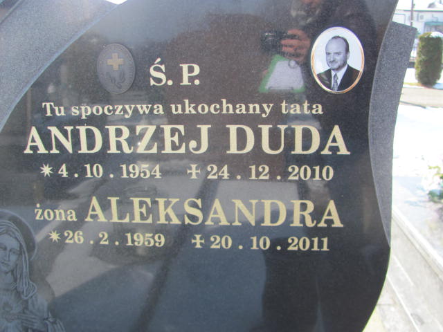 Andrzej Duda 1954 Porąbka Gmina - Grobonet - Wyszukiwarka osób pochowanych