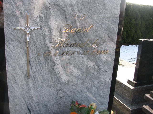 Daniel Kowalski 1978 Porąbka Gmina - Grobonet - Wyszukiwarka osób pochowanych