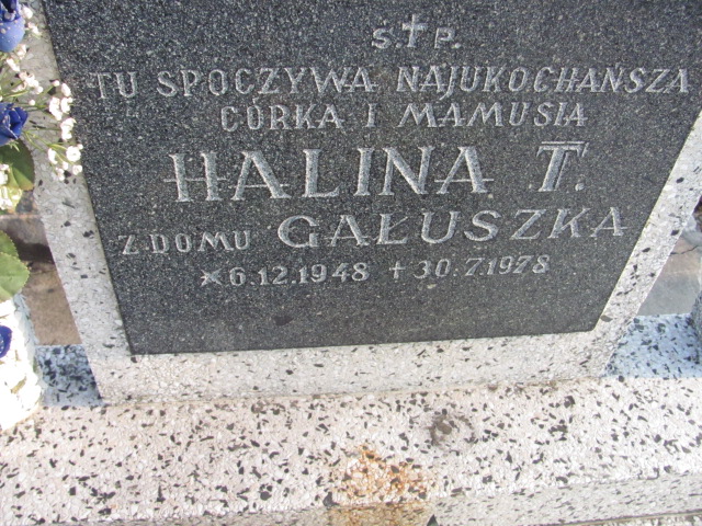 Halina Tarczyńska 1948 Porąbka Gmina - Grobonet - Wyszukiwarka osób pochowanych