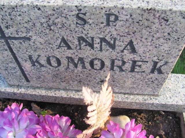 Anna Komorek Porąbka Gmina - Grobonet - Wyszukiwarka osób pochowanych