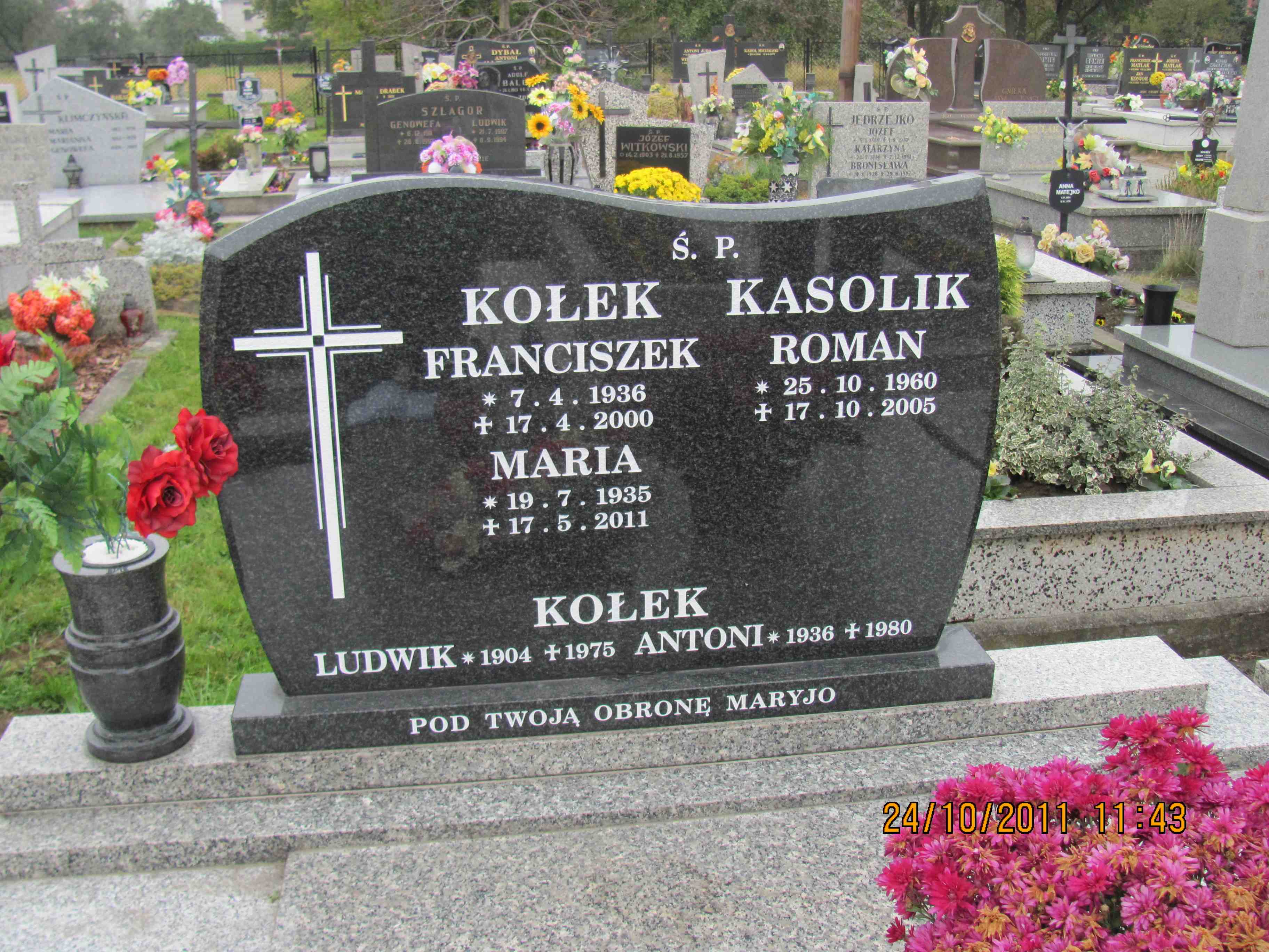Grób Maria Kołek