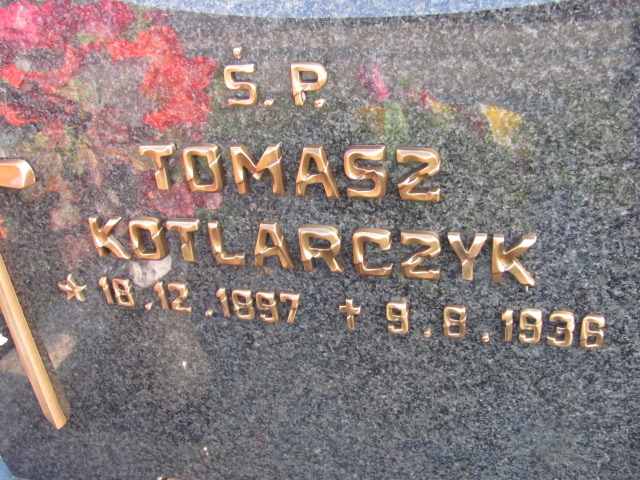 Tomasz Kotlarczyk 1897 Porąbka Gmina - Grobonet - Wyszukiwarka osób pochowanych